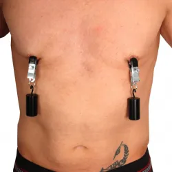 The Red Poids pour seins / Ballstretcher 500g avec pinces - 2 pièces